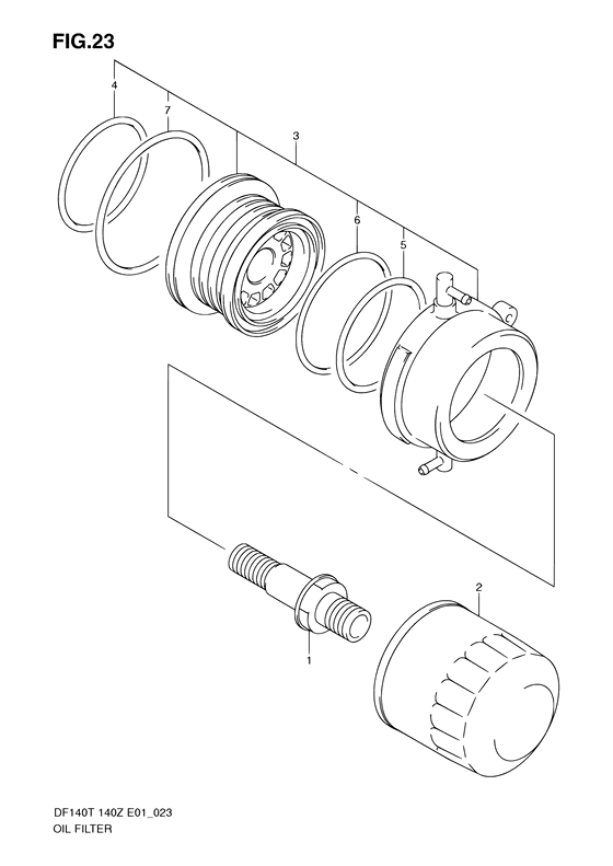 Suzuki DF 140 Oil Filter