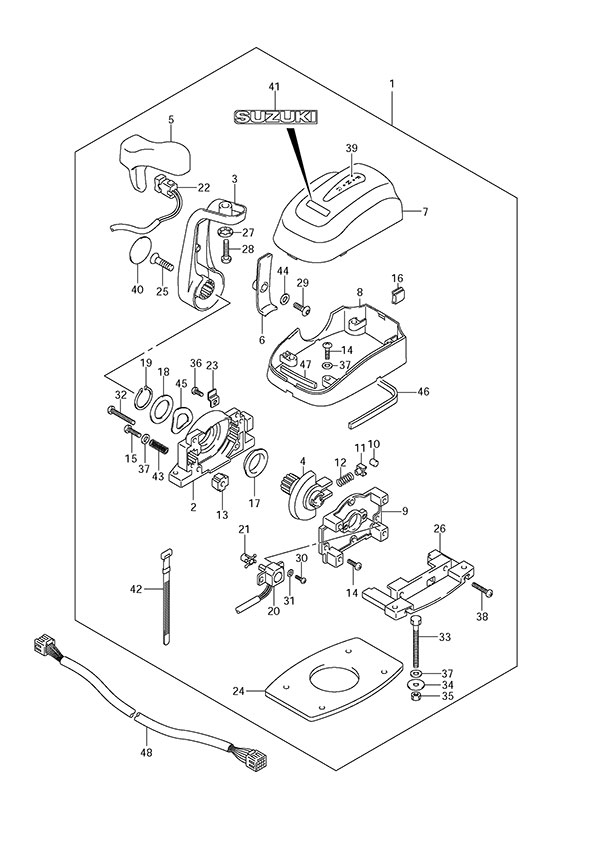 Opt: Top Mount Single (2007) - Suzuki DF 300 Parts Listings<br>2007 to 30001F-780001 to 30001F-78XXXX   -  30001Z-780001 to 30001Z-78XXXX