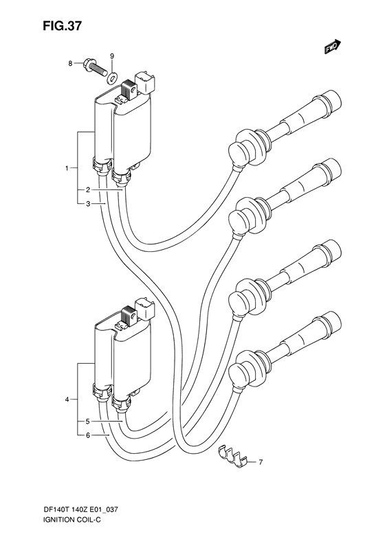 Suzuki DF 140 - Ignition Coil