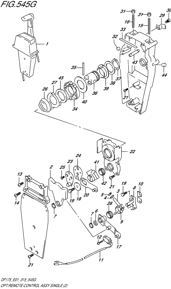 Suzuki DF 150 Opt: Top Mount Single (2)