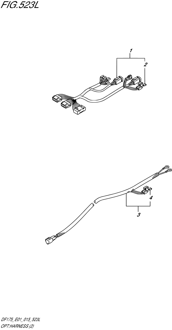 Suzuki DF 150 Harness (2) (Model: TG/ZG)