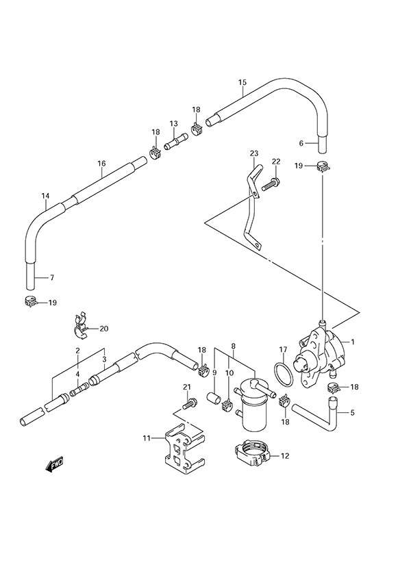 Suzuki DF 150 Fuel Pump