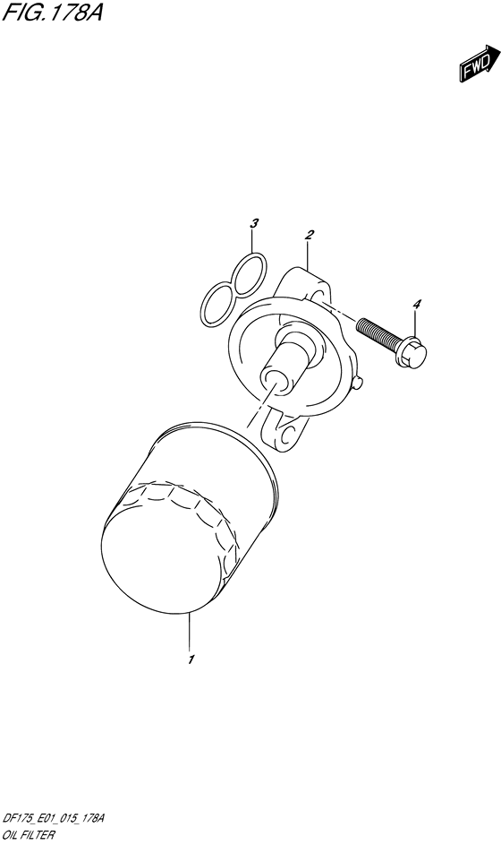 Suzuki DF 150 Oil Filter