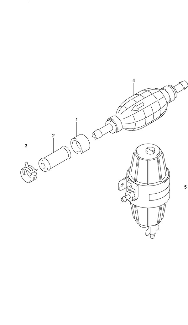 Suzuki DF 175 Fuel Hose