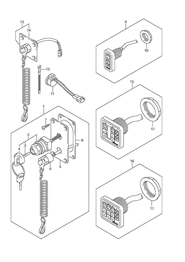 Suzuki DF 300 Opt: Switch