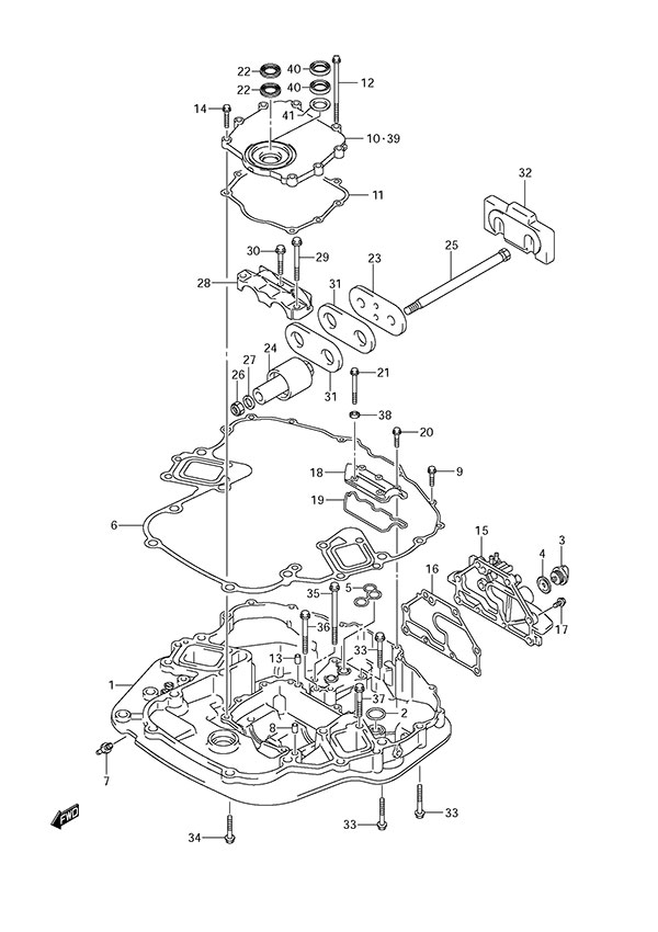 Suzuki DF 300 Engine Holder