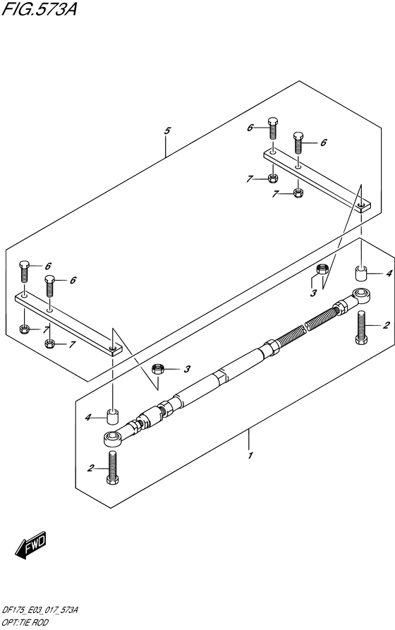 Suzuki DF 175 Opt: Tie Rod