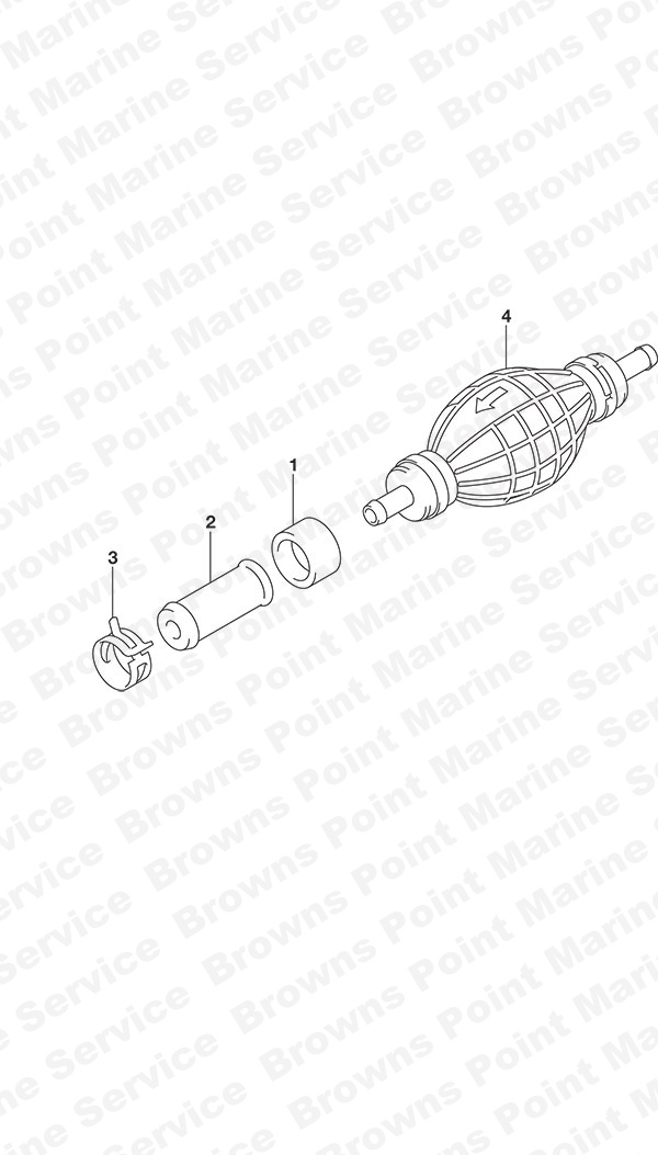 Squeeze Pump - Suzuki DF 250 Parts Listings<br>2016 to 25003F-610001 to 25003F-61XXXX 25003Z-610001 to 25003Z-61XXXX 25004F-610001 to 25004F-61XXXX