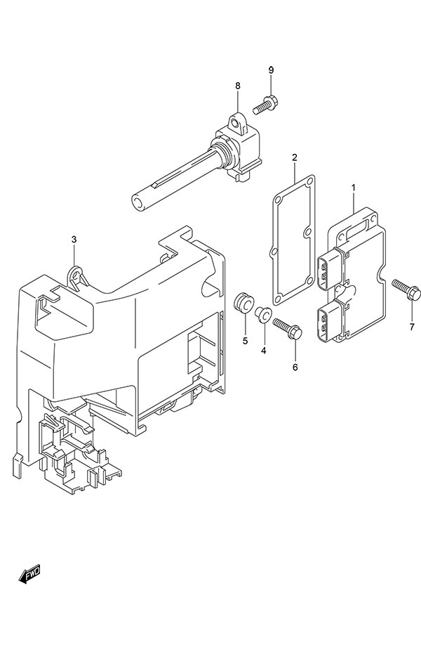 Suzuki DF 175 Rectifier/Ignition Coil